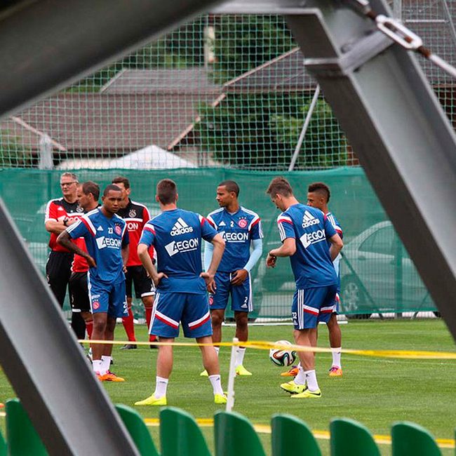 CFC Genoa at the training camp in the Stubai valley