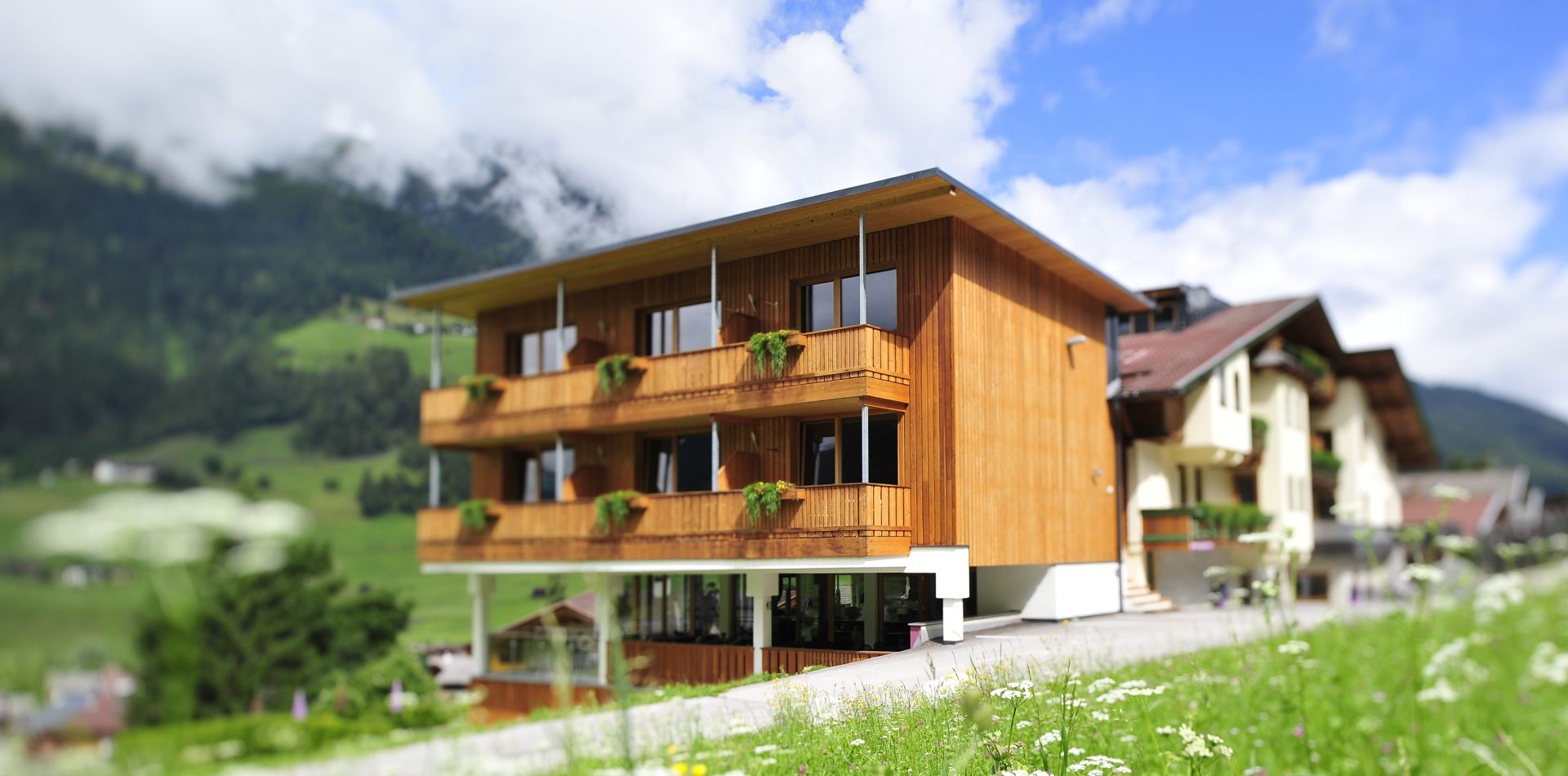 Das Erika LifeStyle Hotel Neustift im Sommer