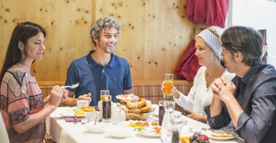 Zu Tisch im Hotel Erika im Stubaital