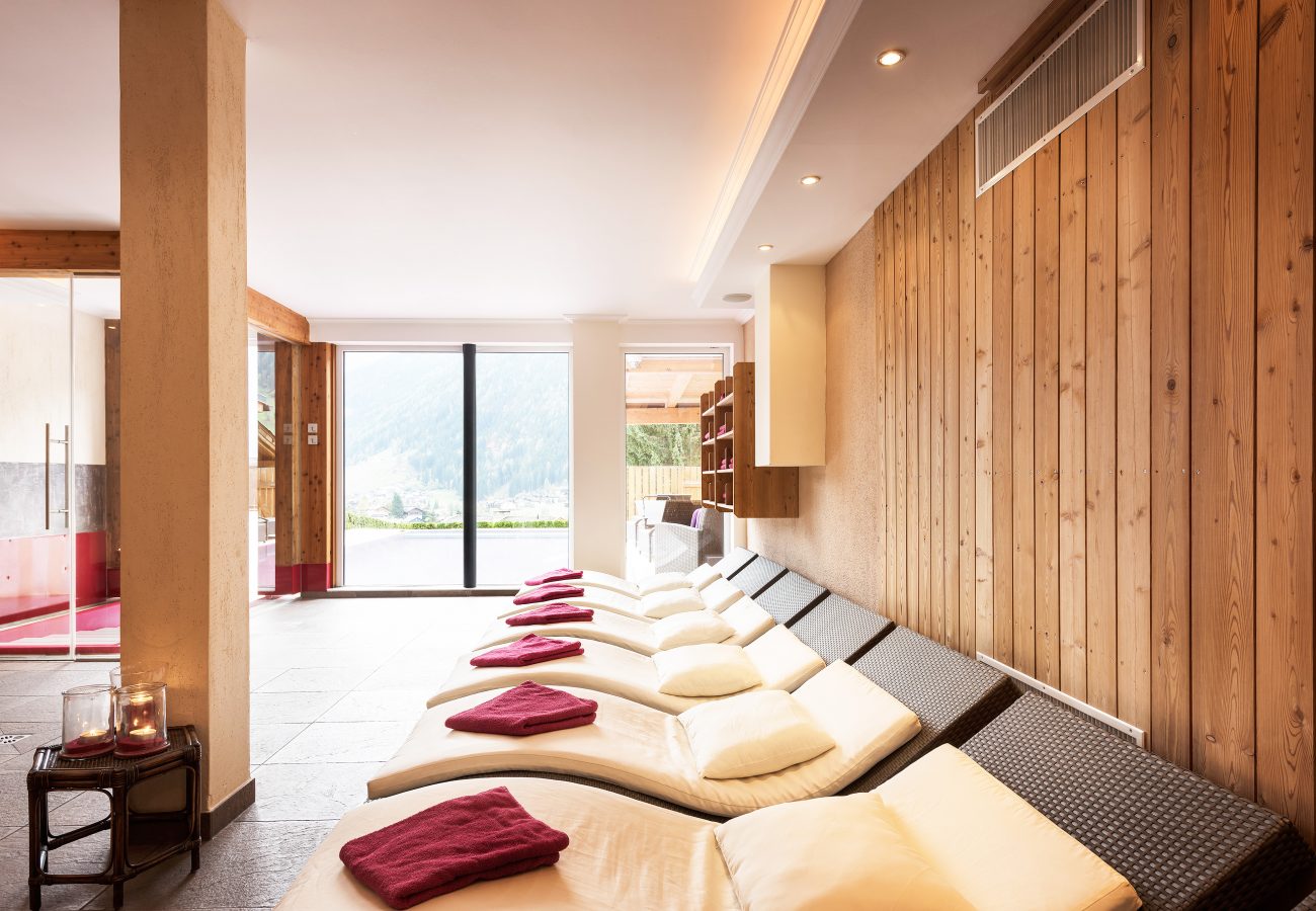 Wellnessbereich im Hotel Erika, dem LifeStyle Hotel Neustift