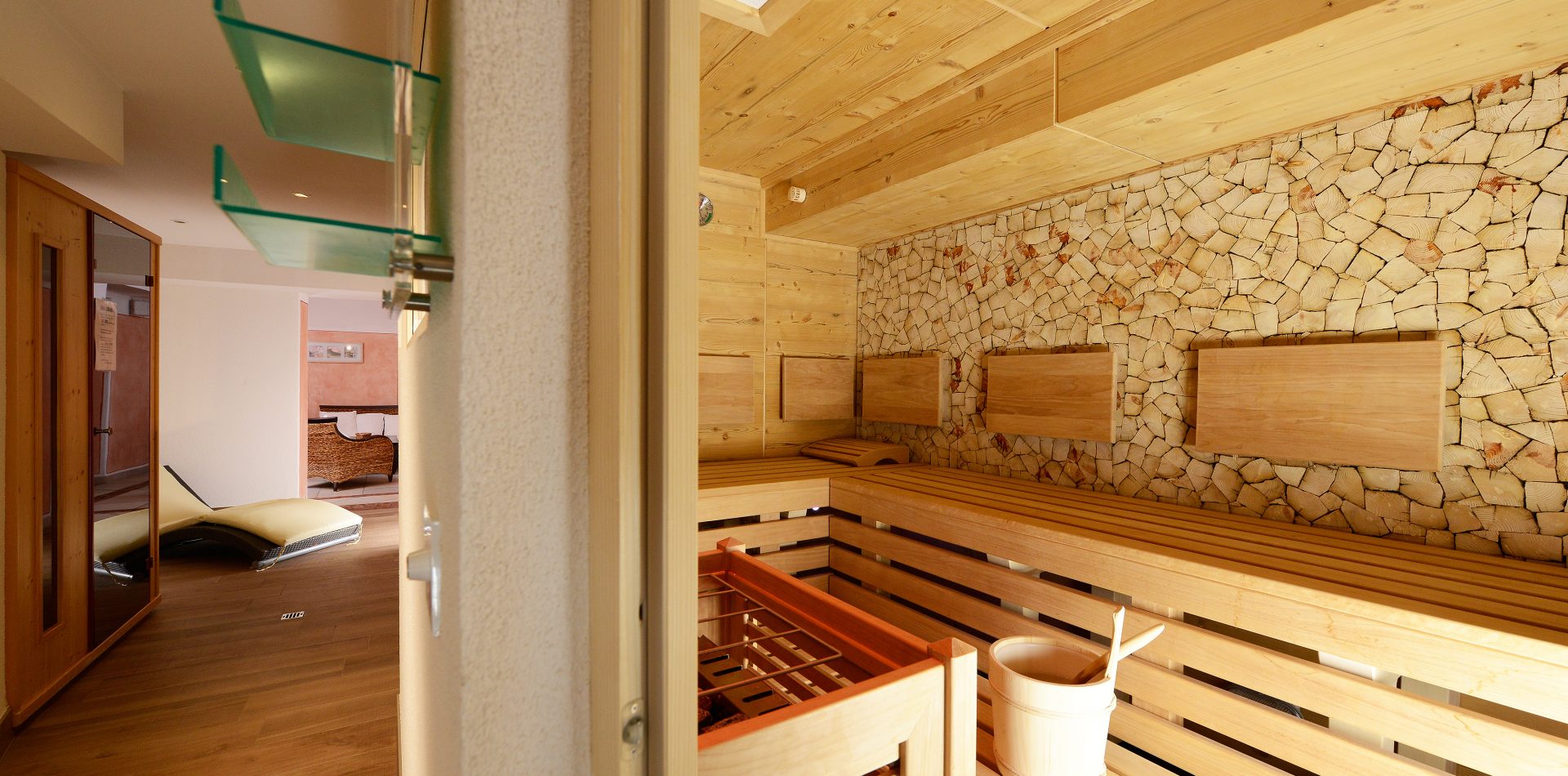 Sauna im ERIKA, dem LifeStyle Hotel Neustift