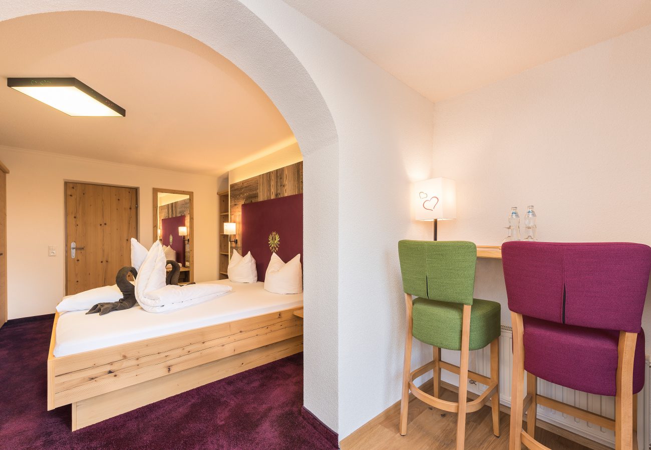 Doppelzimmer im ERIKA, dem LifeStyle Hotel Neustift