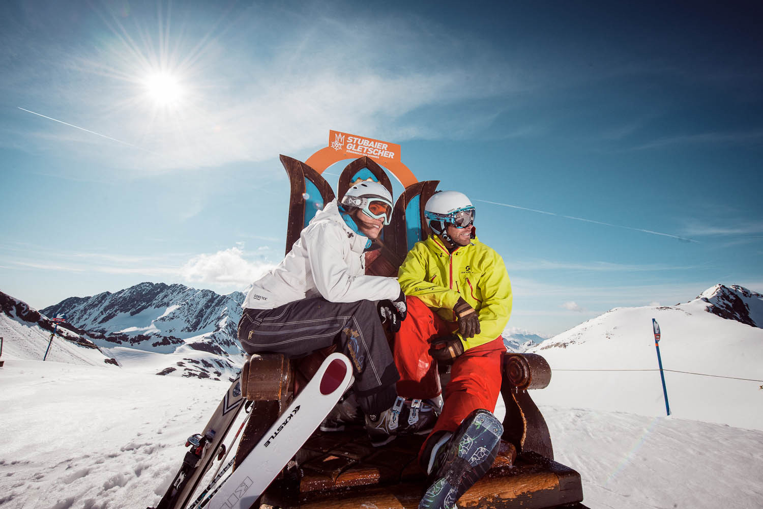 Skifahren am Stubaier Gletscher