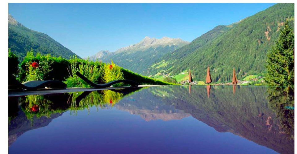 Infinity Pool im Hotel Erika in Neustift im Stubaital