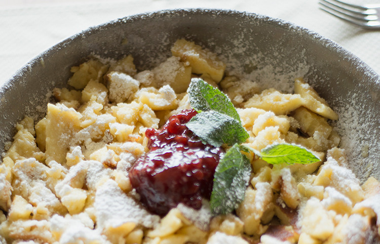 Kaiserschmarren im Hotel in Neustift Stubaital